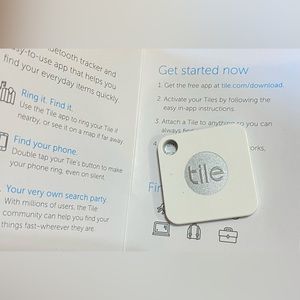Never used Tile key and phone finder